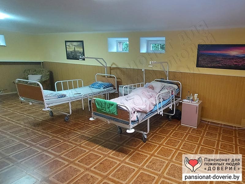 Реабилитация лежачих больных и после инсульта в «доме Доверие». Минск.
